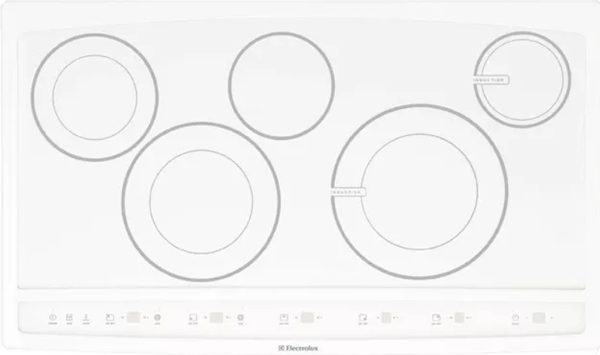 White induction cooktop 36 White induction cooktop 36