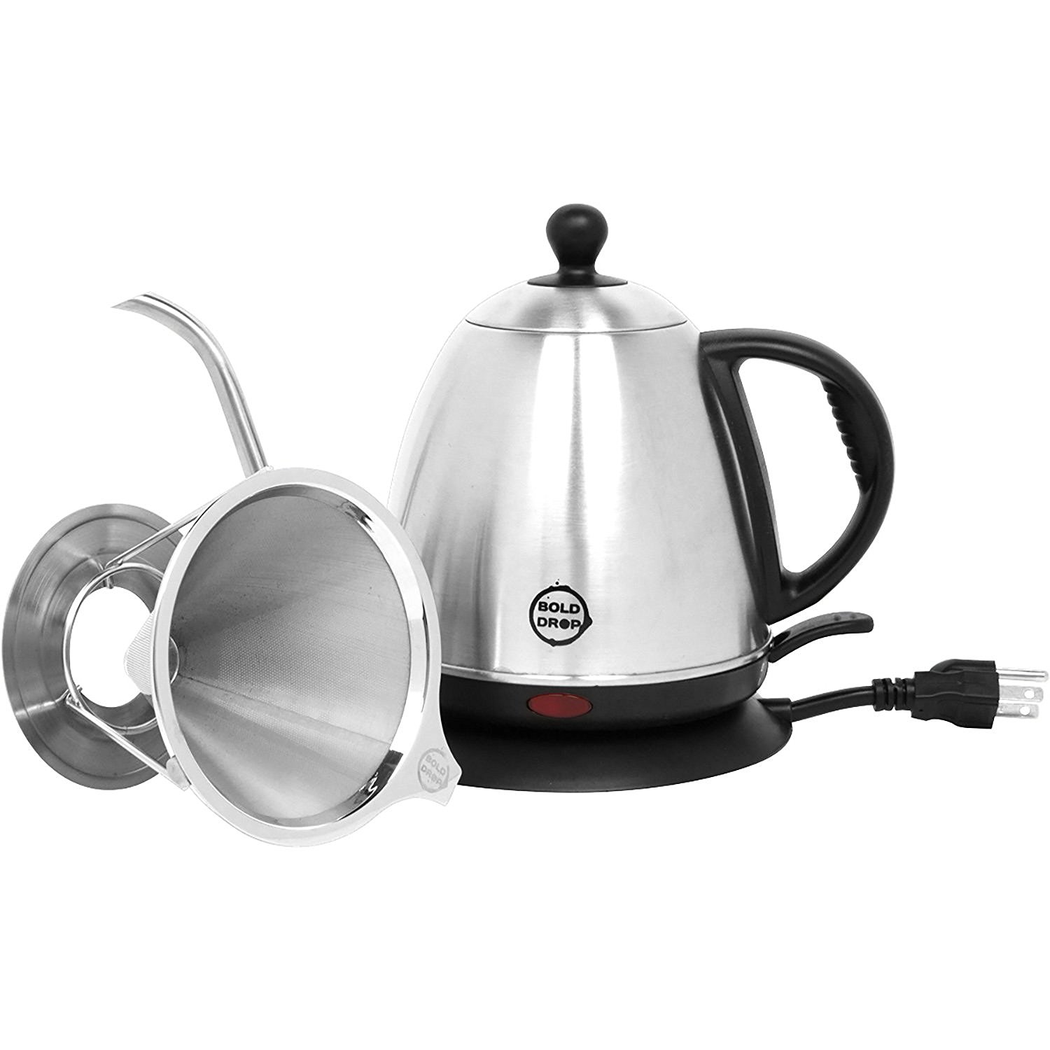 glass kettle without plastic