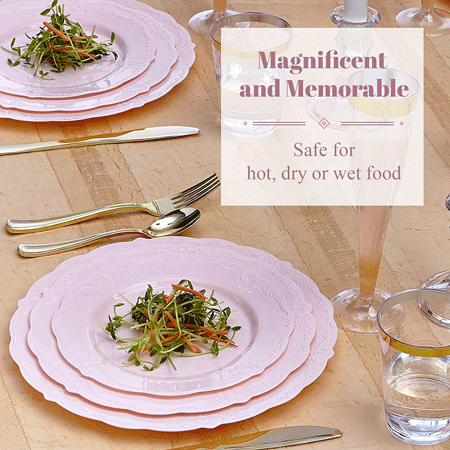 disposable wedding plates