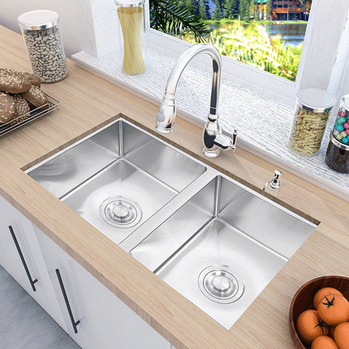 7 Double Bowl Kitchen Sinks For 30 Inch Cabinet With Reviews