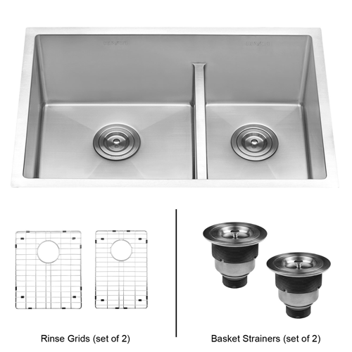 7 Double Bowl Kitchen Sinks For 30 Inch Cabinet With Reviews