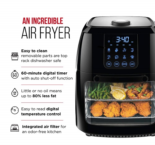 4 Best Air Fryers with Dehydrator Option Comparison and Reviews